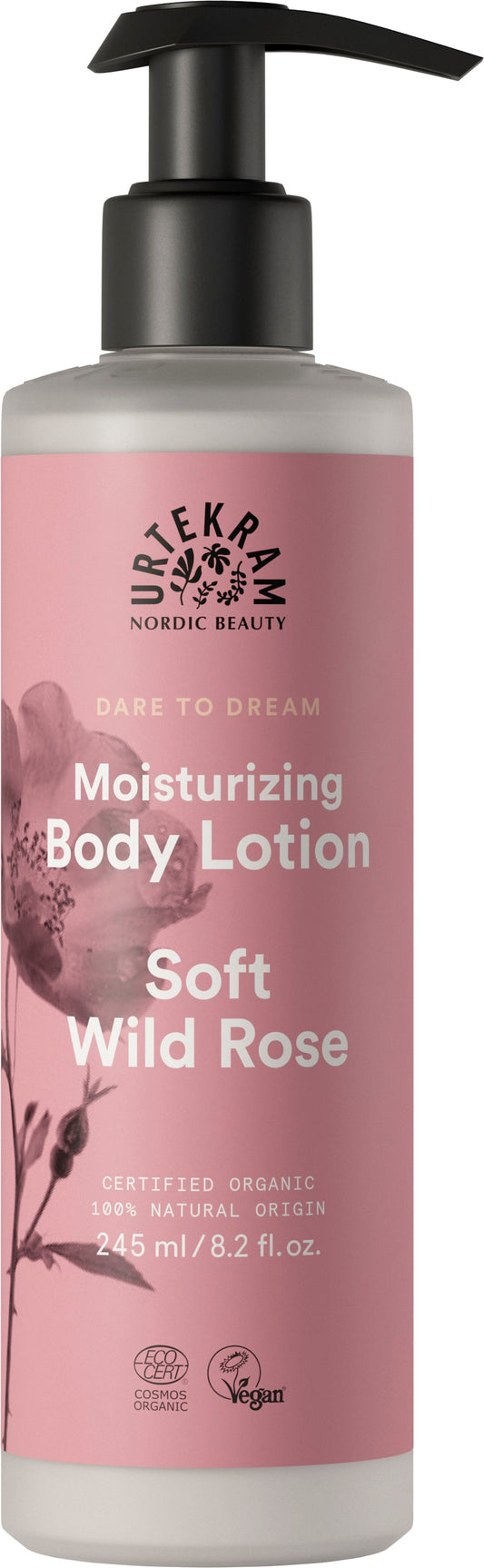 Urtekram Soft Wild Rose Body Lotion: Nourishes and hydrates skin for a smooth, healthy look.