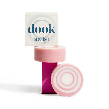 Dook Scottish Salt Soap featuring a floral blend of rose geranium, frankincense, and ginger essential oils.
