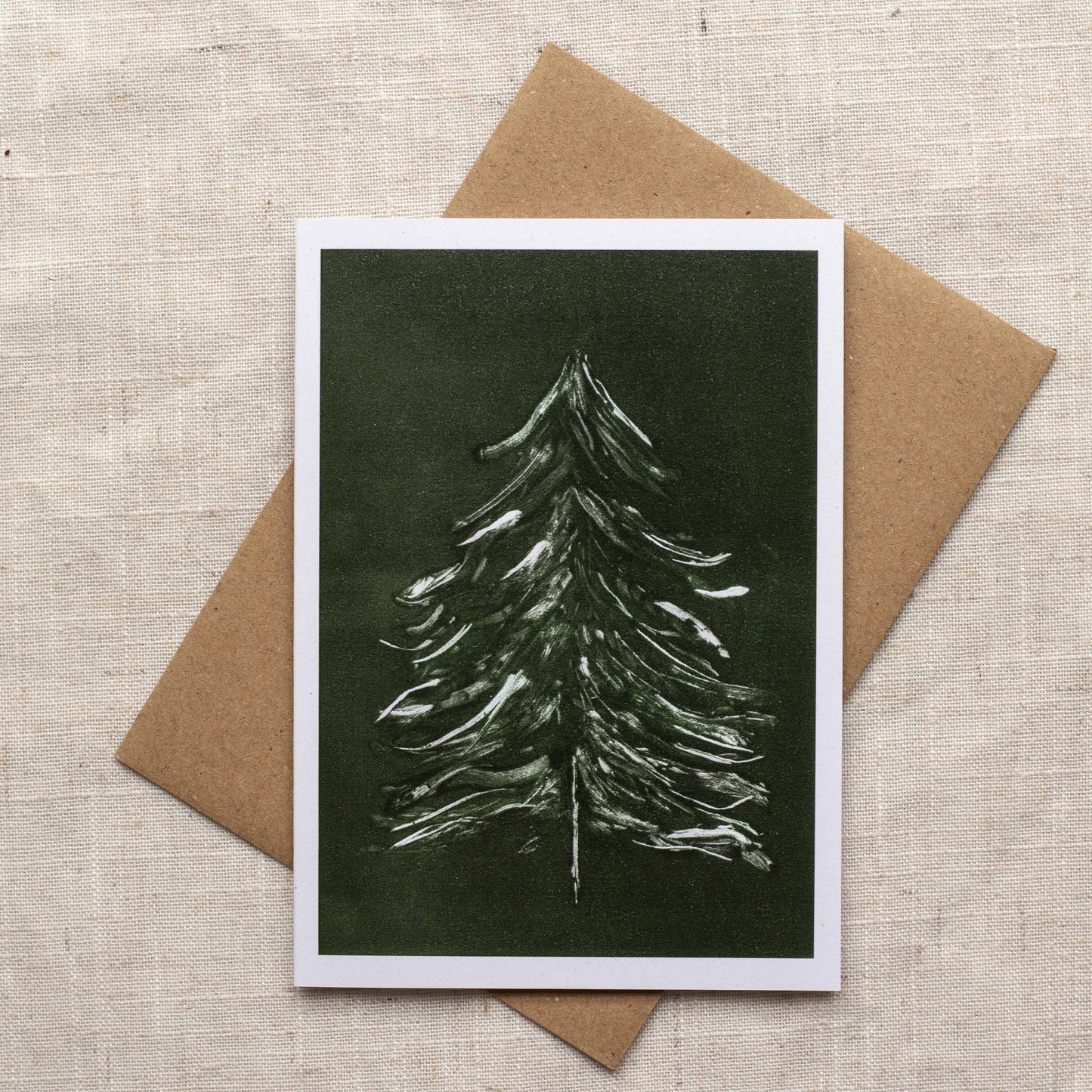 Alicia Breakspear - Christmas Card A6 Christmas Tree - Recycled Card 