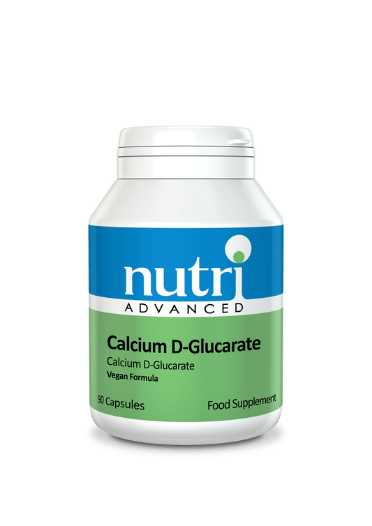 Nutri Calcium D-Glucarate supplement for natural detoxification processes and cellular health.