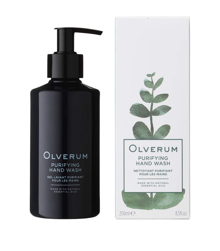 Olverum Purifying Hand Wash: sophisticated formula gently cleanses and leaves hands refreshed.