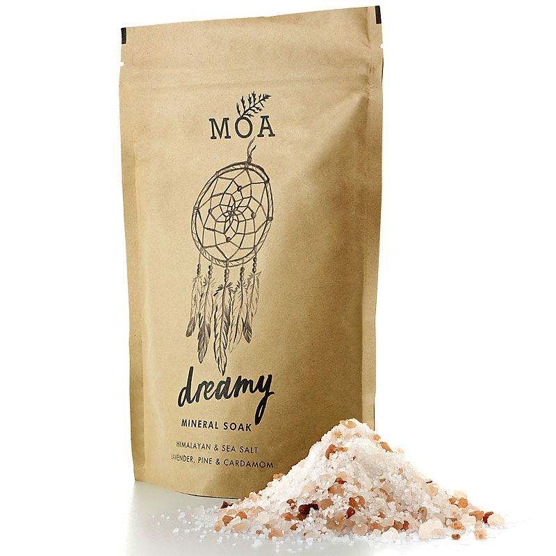 MOA Dreamy mineral soak, a luxurious blend for unwinding and rejuvenating after a long day.