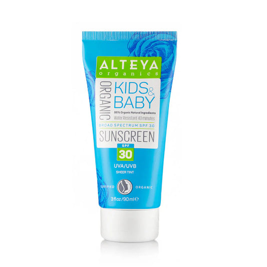 Alteya Organic Kids & Baby Sunscreen SPF30 90ml