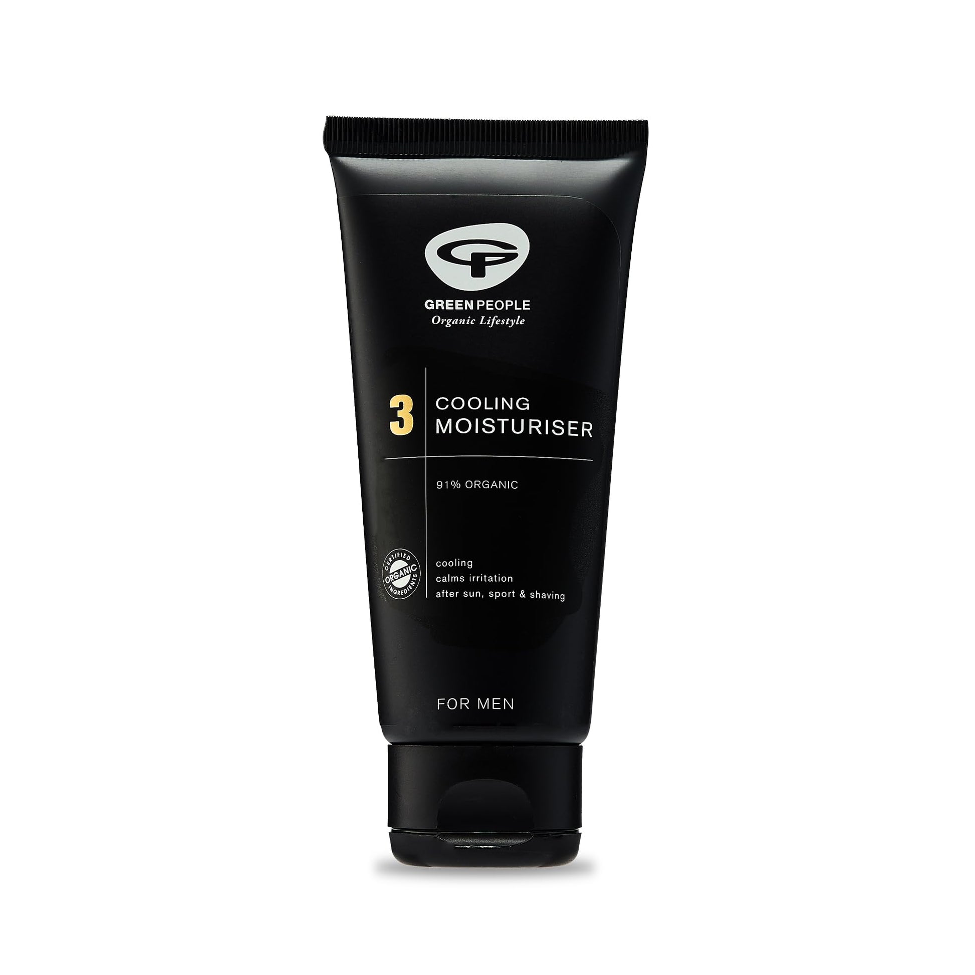 Cooling moisturiser for men, lightweight formula provides instant cooling sensation.