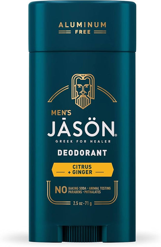 Jason Deodorant Citrus Ginger for lasting odour protection.