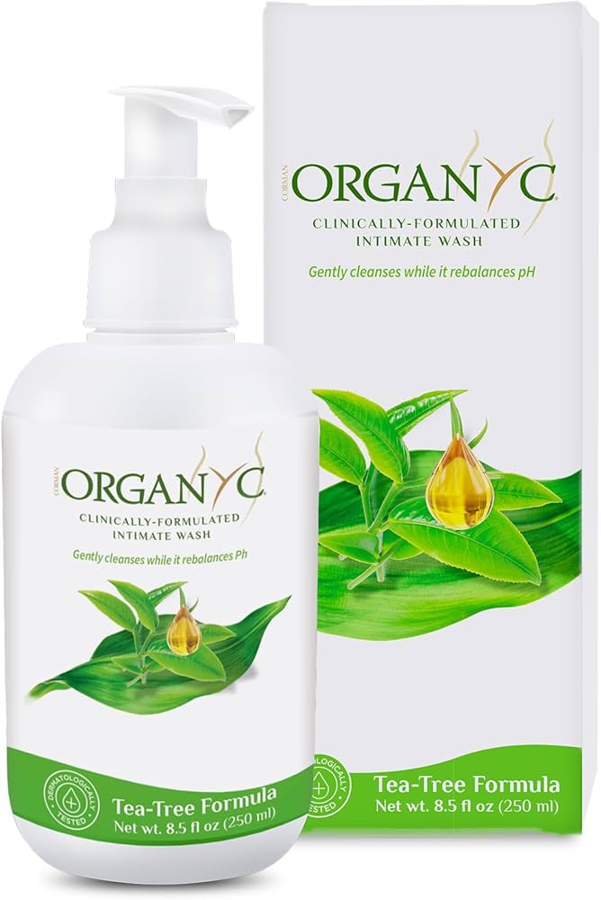 Organyc intimate wash, gentle organic formula for daily intimate hygiene and natural balance.