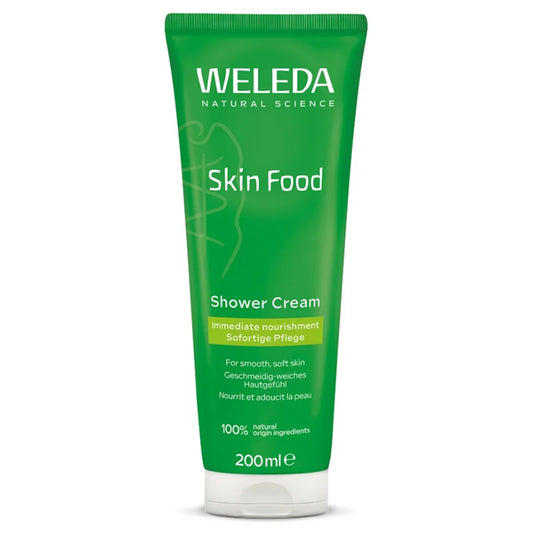 Weleda Skin Food Shower Cream 200ml for dry and sensitive skin.