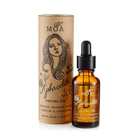 MOA Aphrodite facial oil, a nourishing blend for radiant skin