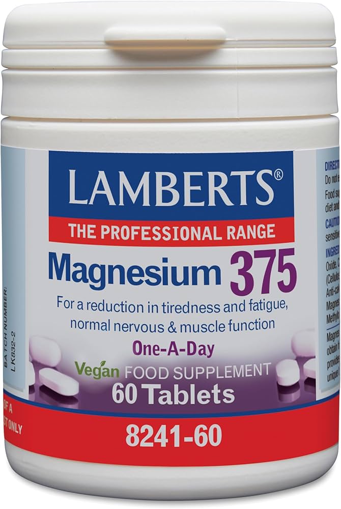 Magnesium 375 60s supplement supporting daily well-being
