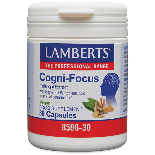 Cogni-Focus 30's: supports mental clarity and focus.