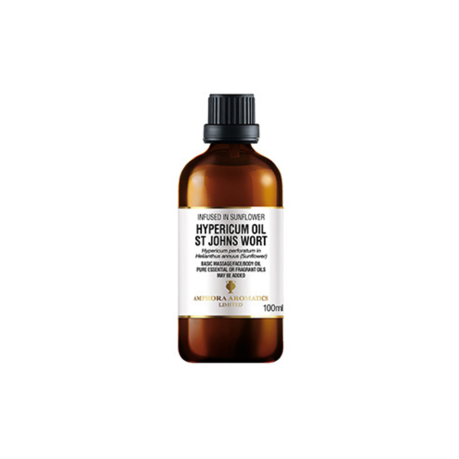 Amphora Aromatics Hypericum (St John's Wort) to help soothe skin and inflammation.