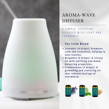 Aroma-Wave Bliss Ultrasonic Diffuser
