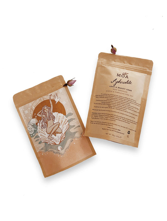 MOA Aphrodite Love & Beauty Bath Soak 120g for relaxation and rejuvenation
