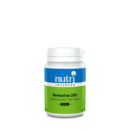 Nutri-advanced Berberine 250 120s – 250mg Berberine: From Berberis aristata extract to support digestive function an
