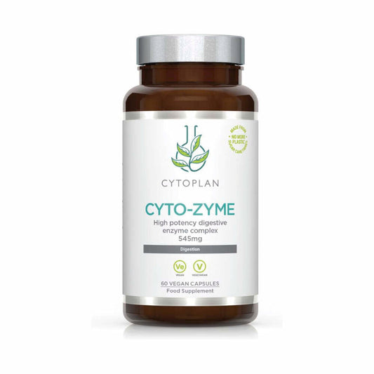 Cyto-Zyme 60's, a supplement for digestive health with 60 servings.