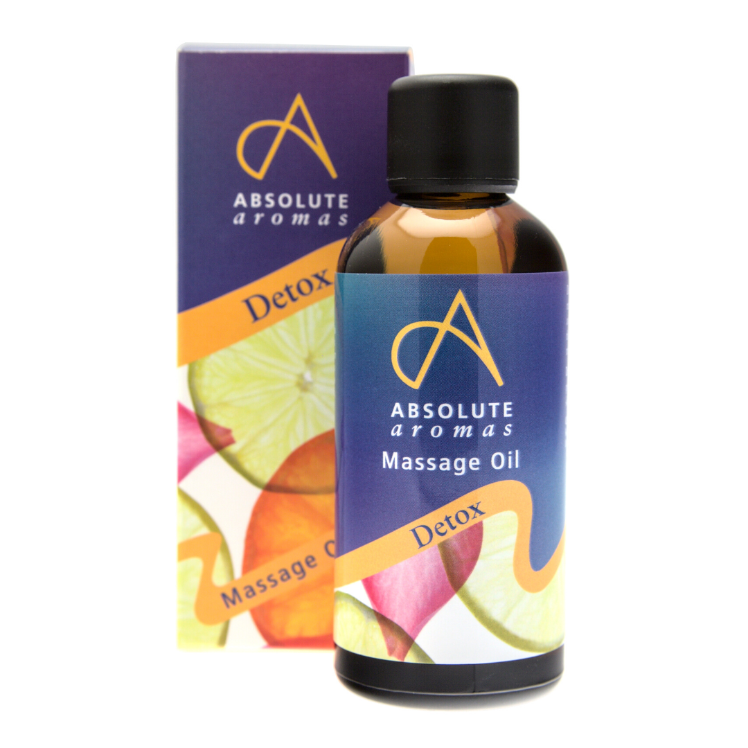 Absolute Aromas Massage Oil Detox, supports natural detoxification process