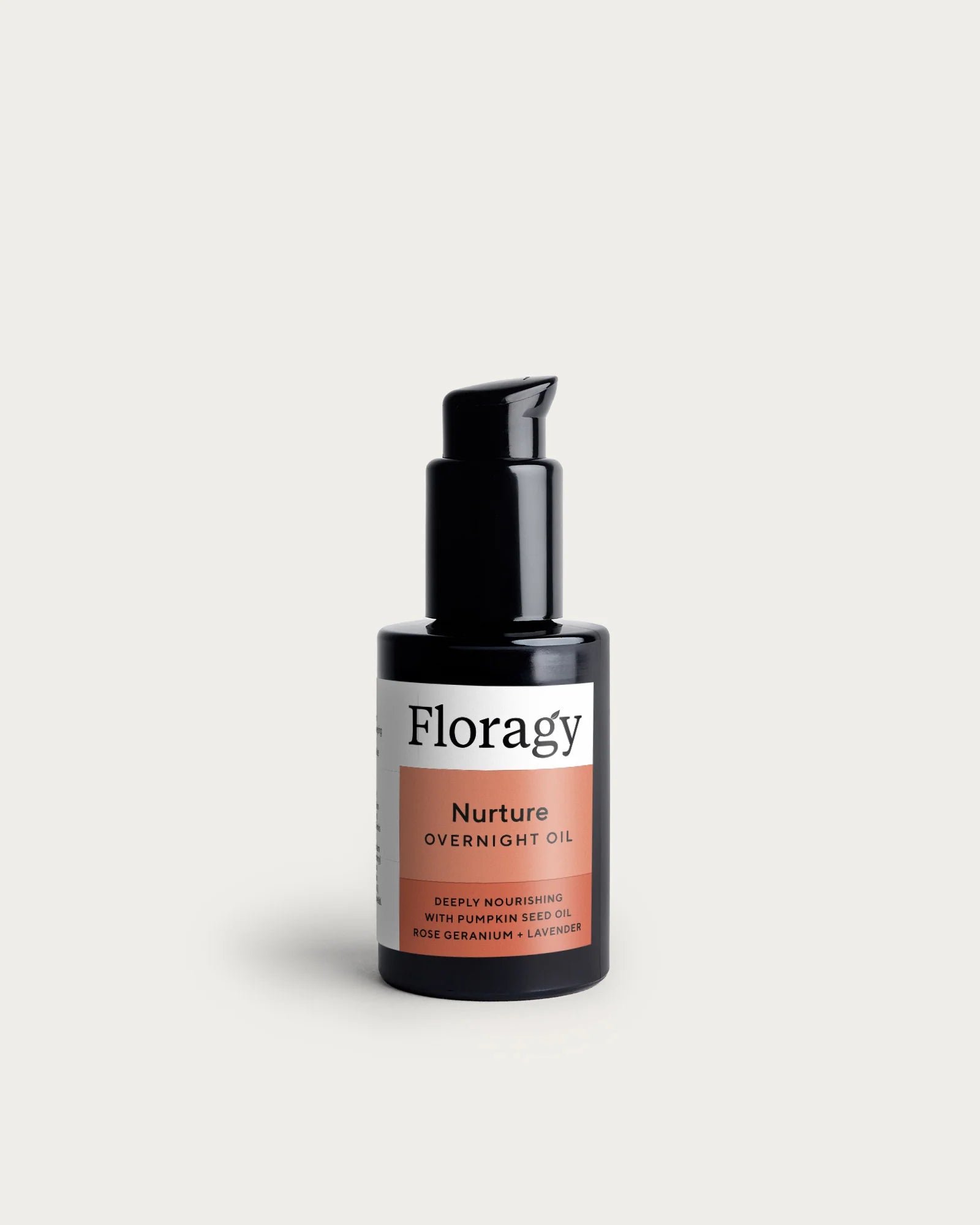 Floragy Nurture Face Oil 30ml, a nourishing overnight treatment for dry or mature skin.