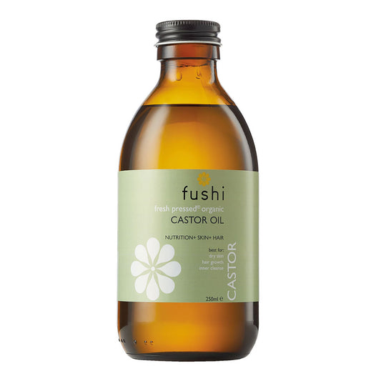 Organic Castor Oil 250ml - pure & unrefined for skin, hair & eyelashes, rich in ricinoleic acid.