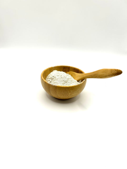 Diatomaceous Earth 50g, food-grade for diverse natural home and garden applications.