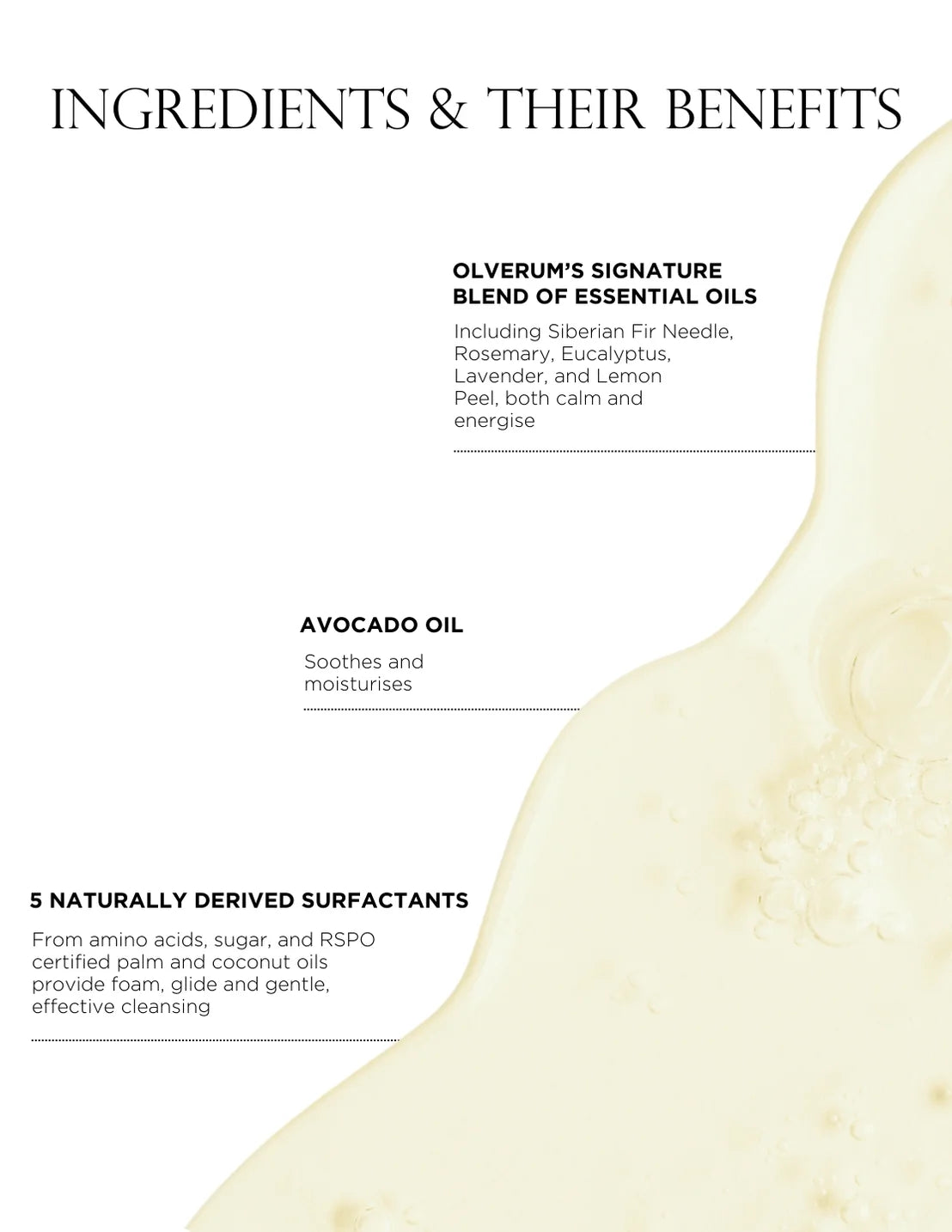 Olverum body cleanser