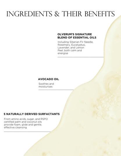 Olverum body cleanser