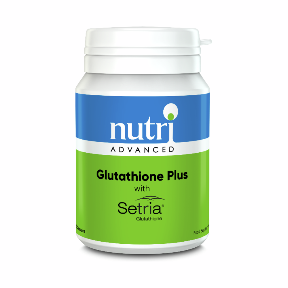 Glutathione Plus 60s supplement for overall wellness, supporting antioxidant defences.