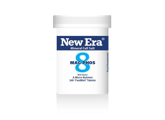 New Era Mag Phos tissue salts for muscle comfort and relaxation