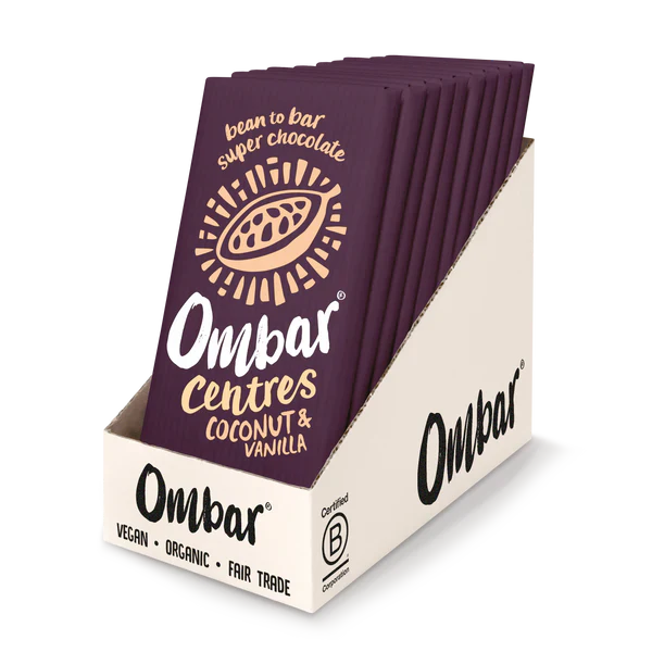 Ombar Centres Coconut Vanilla 70g