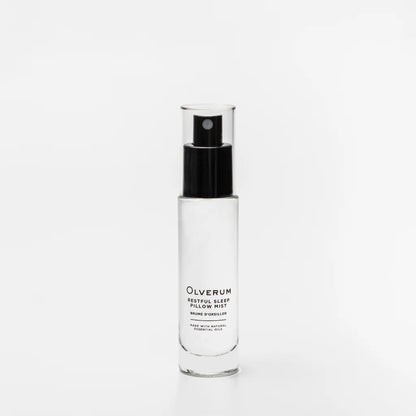 Olverum Pillow Mist 30ml aromatherapy treatment with lavender to promote restful sleep.