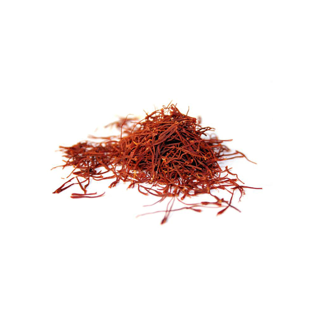Pure Saffron 1g, hand-harvested premium quality vibrant red threads.