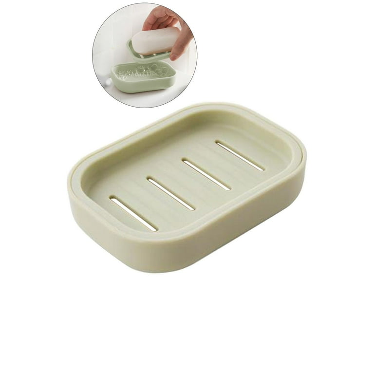 Double soap tin: durable, portable, and ideal for travel or keeping bathrooms tidy.