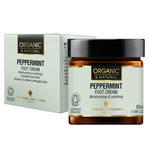 Cosmos Peppermint Foot Cream for refreshed and hydrated feet