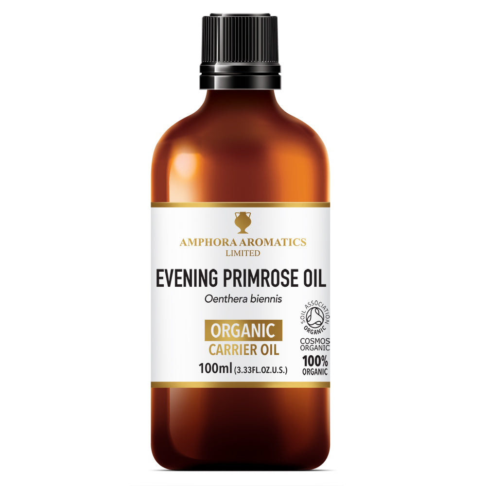 Evening Primrose Oil Organic 100ml glass bottle