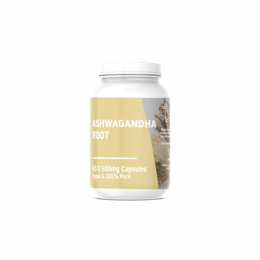 Ashwaganda Capsules Apotheca 60: 60 pure Ashwaganda powder capsules for natural wellness.