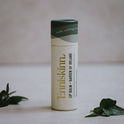 Enniskinn All-Natural Lip Balm enriched with shea butter and coconut oil for deep hydration.