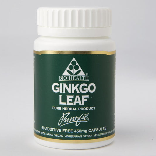 Ginkgo Leaf 60s for cognitive support