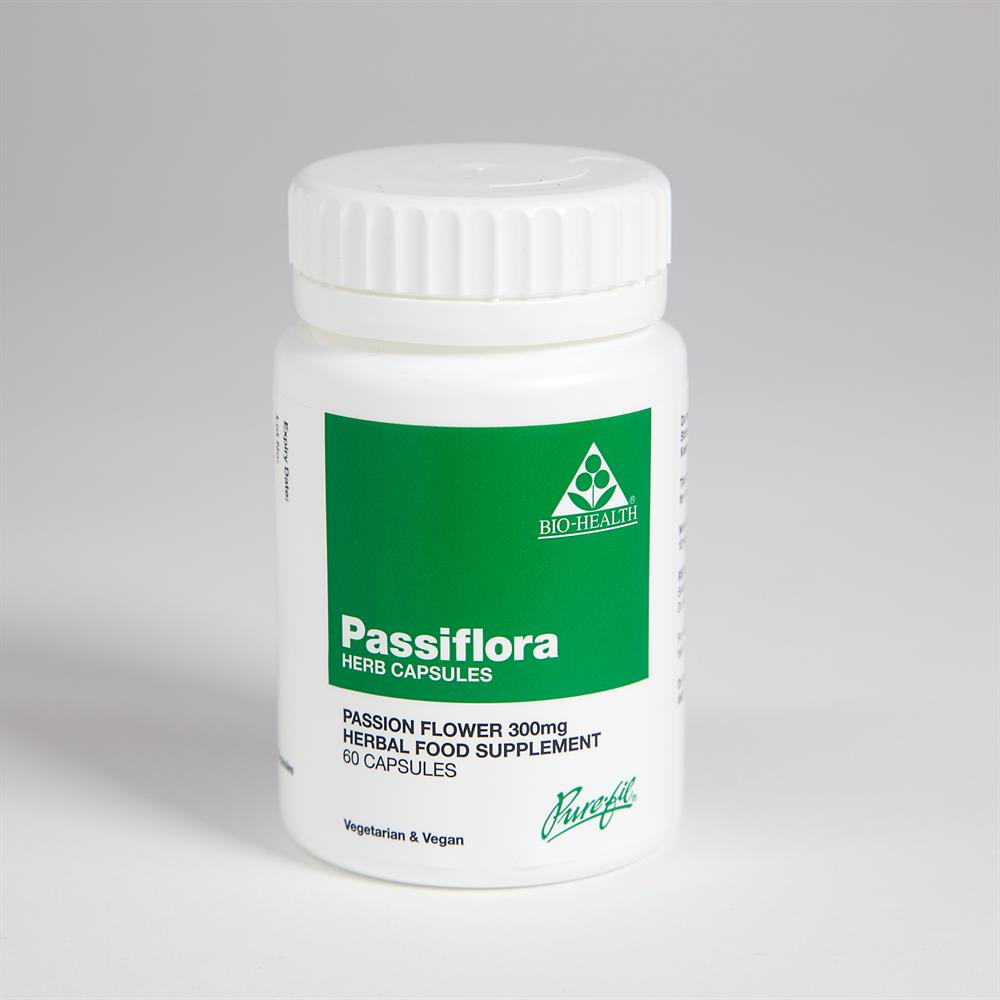 Passiflora Capsules 60s, a 60-capsule pack for daily wellness support, made to high quality standards.