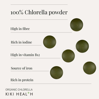 KIKI Health - Organic Premium Chlorella 200 Tablets