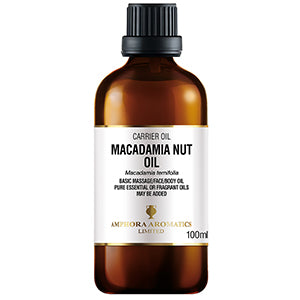 Macadamia Nut Oil, 100ml glass bottle