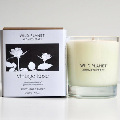 Wild Planet Aromatherapy - Vintage Rose Candle