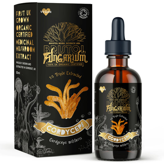 Cordyceps Tincture by Bristol Fungarium, premium supplement crafted for your well-being.