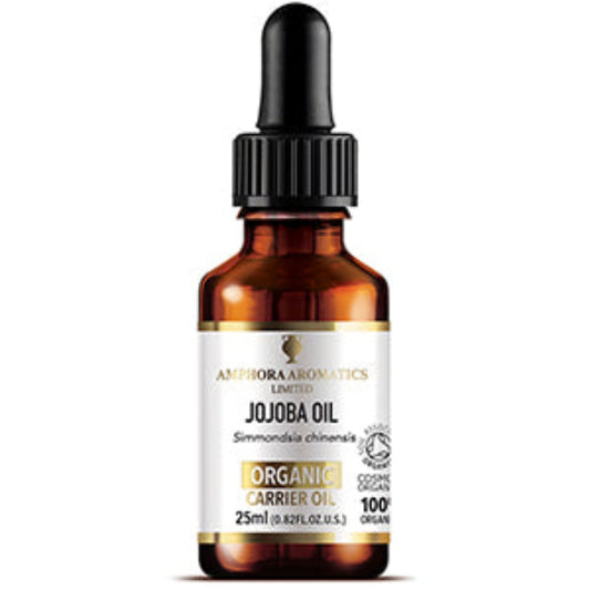 Jojoba oil 25ml - natural skincare & haircare, mimics skin's natural sebum, non-greasy & quickly absorbing.