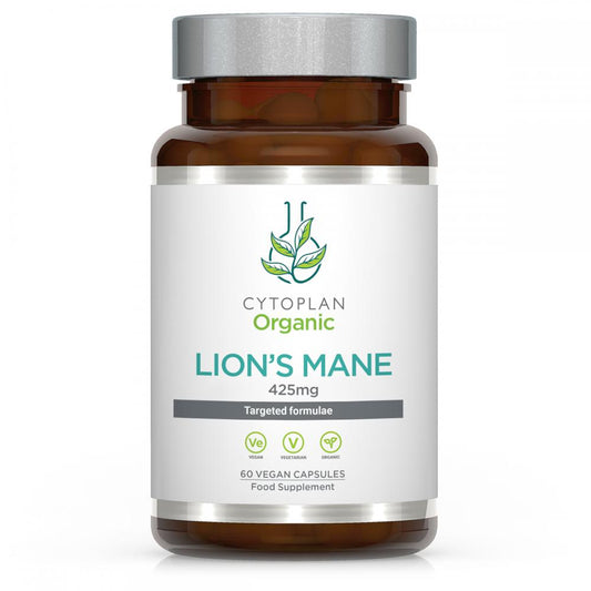 Lion's Mane 60s capsules for natural cognitive function and mental clarity support