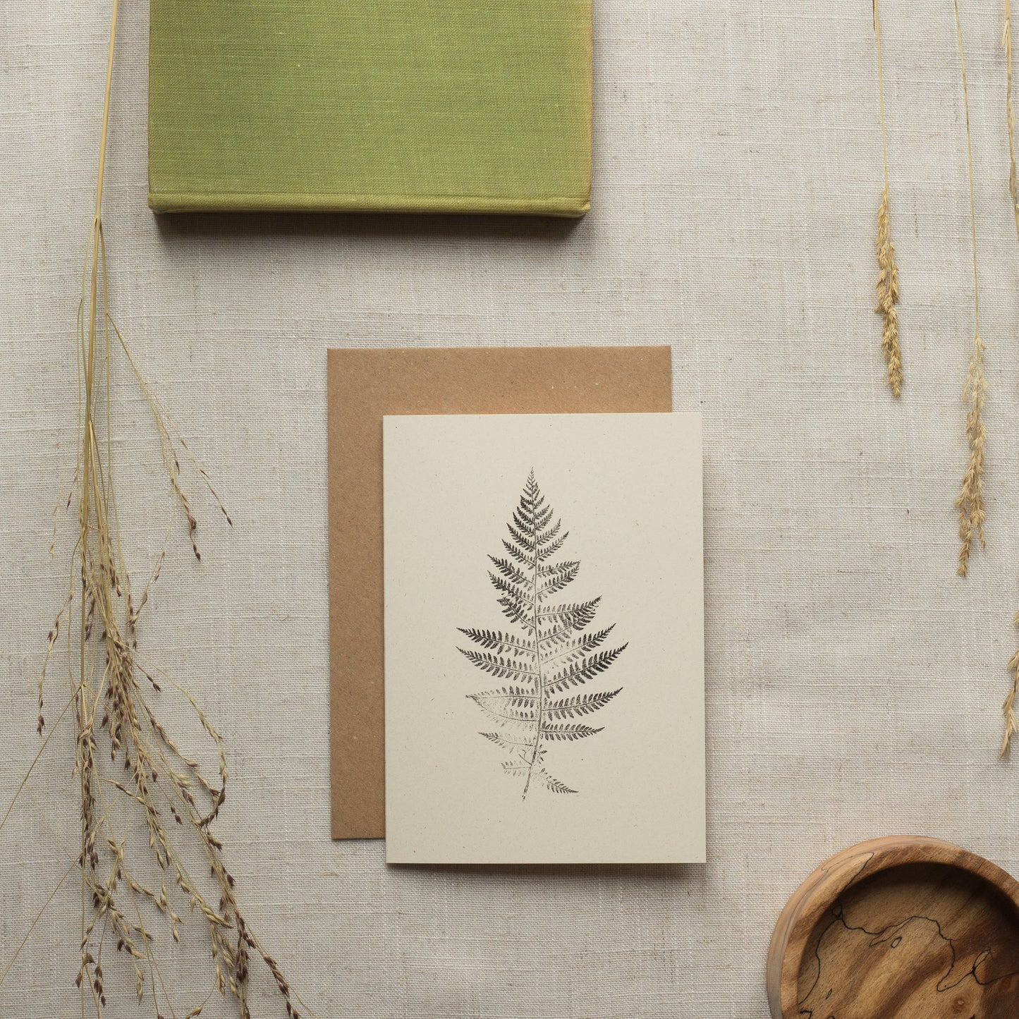 Alicia Breakspear - Lady Fern Print Greeting Card A6 Recycled Card 