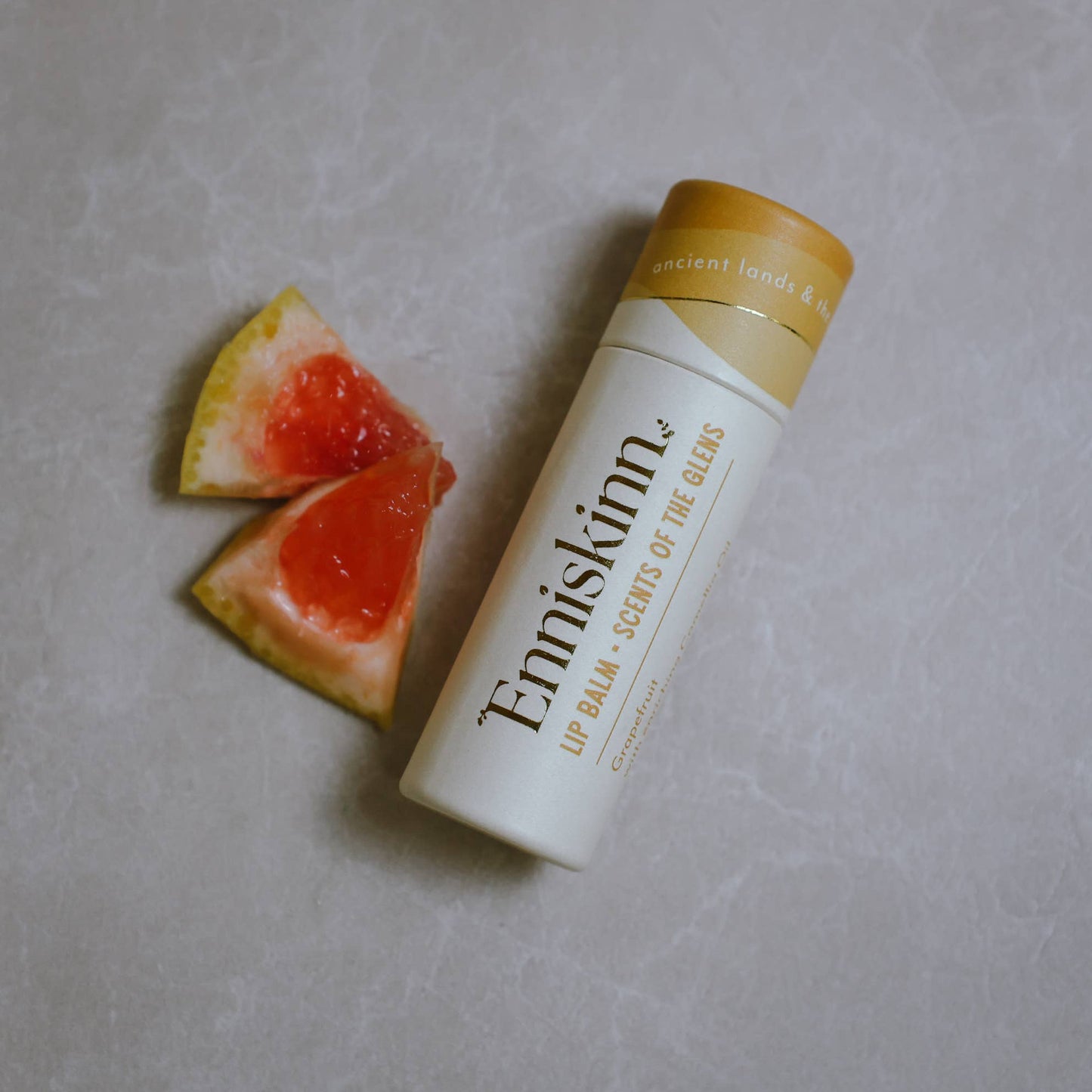 Enniskin - All Natural Lip Balm - Grapefruit - ¬†Scents of the Glens