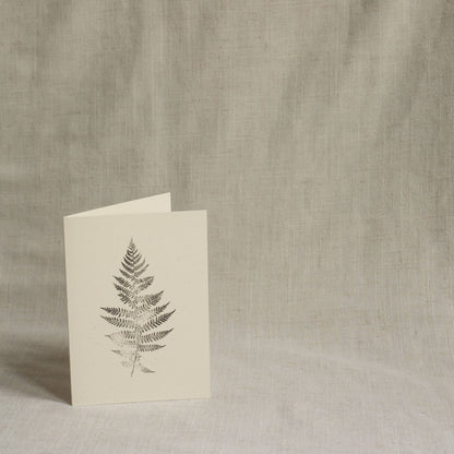 Alicia Breakspear - Lady Fern Print Greeting Card A6 Recycled Card 