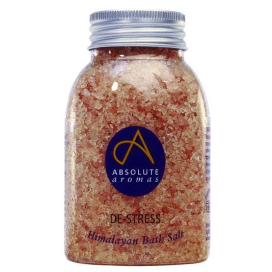 De-Stress Himalayan Bath Salt 625g for unwinding and soothing tired muscles