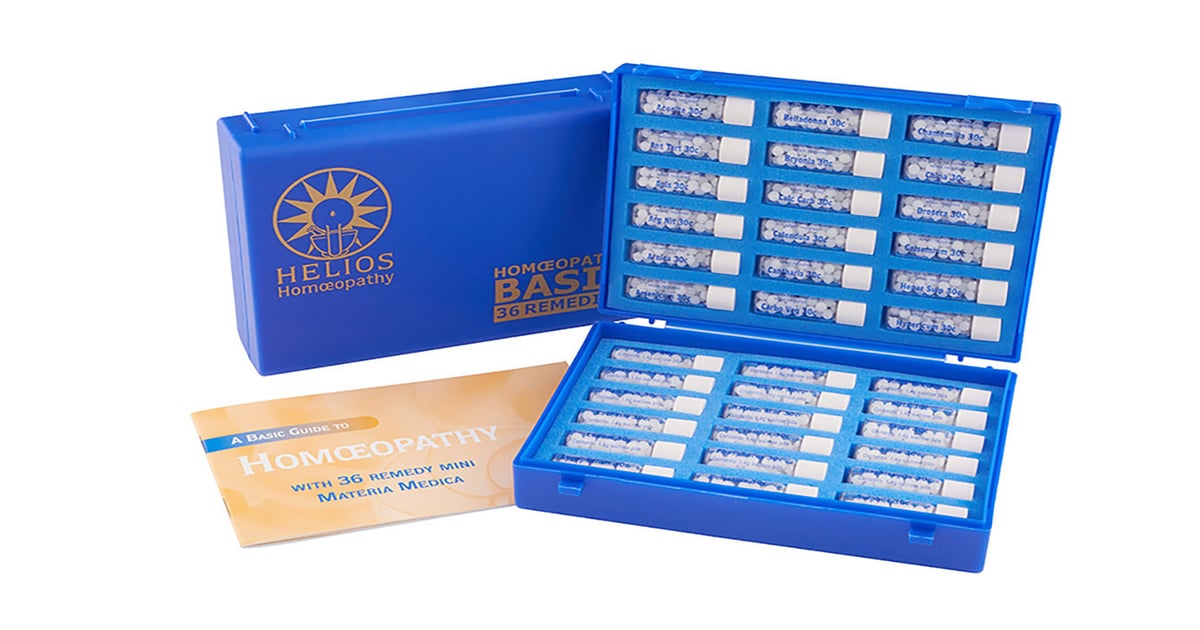 Helios Homeopathy Basic Remedies set for gentle, effective natural well-being.