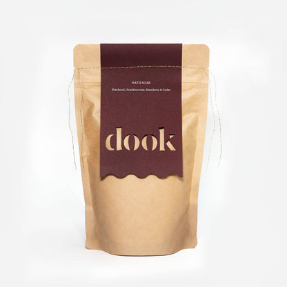 Dook - Scottish Salt Soap - New - Bath Salts - Patchouli, Frankincense, Mandarin & Cedar