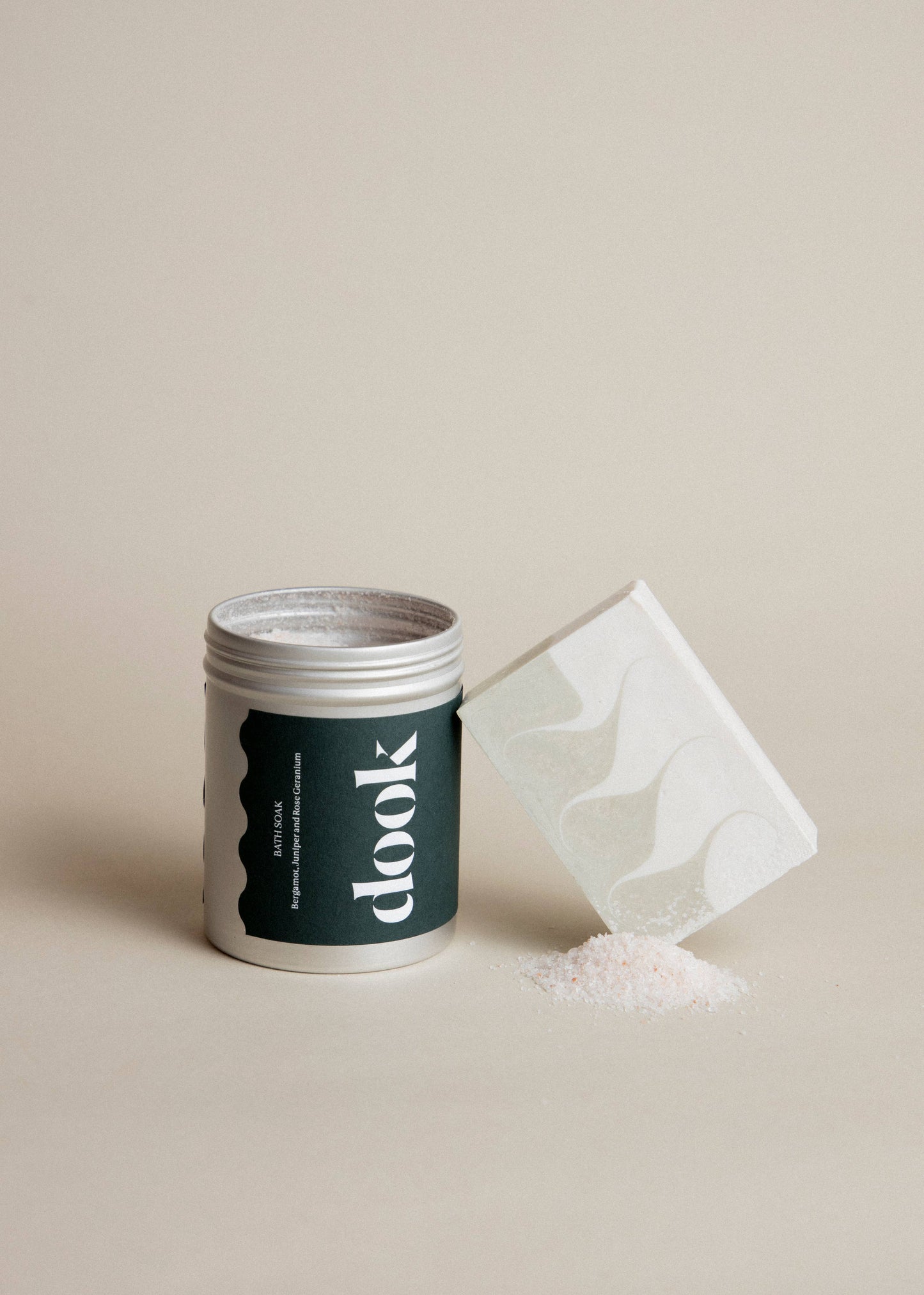 Dook - Scottish Salt Soap - Bath Soak - Bergamot, Juniper & Rose Geranium Bath Salts
